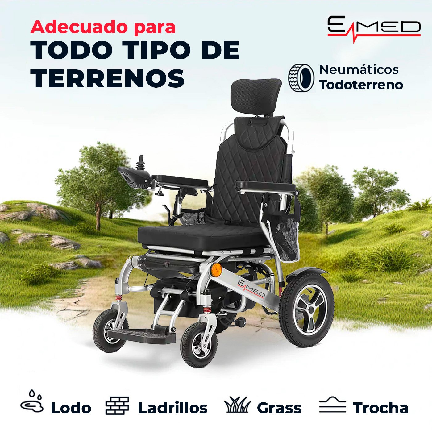 Silla De Ruedas El Ctrica Discovery Pro Emed