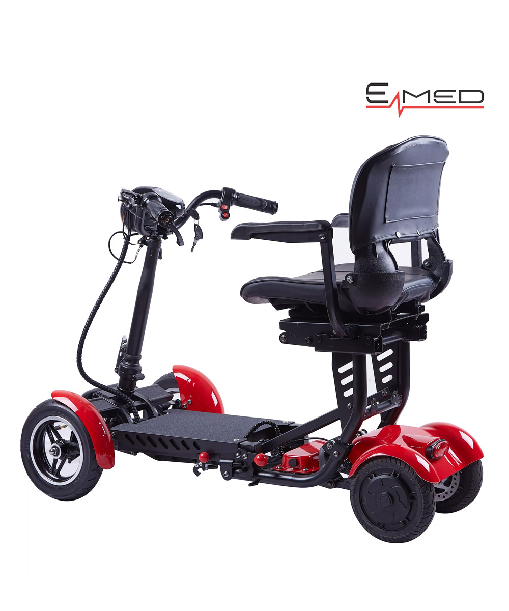 Mini Scooter eléctrico de 4 ruedas Silla de ruedas eléctrica
