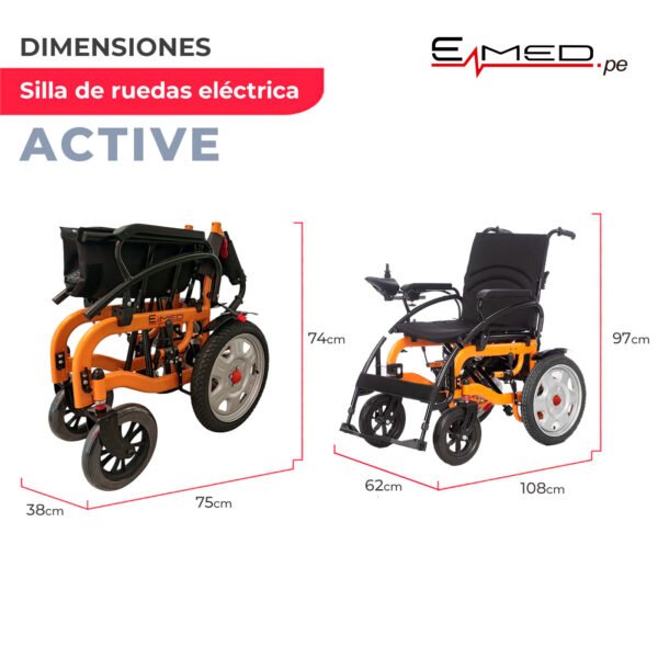 Silla de ruedas eléctrica ACTIVE - Imagen 7