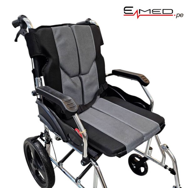 Cobertor acolchado para silla de ruedas Plomo