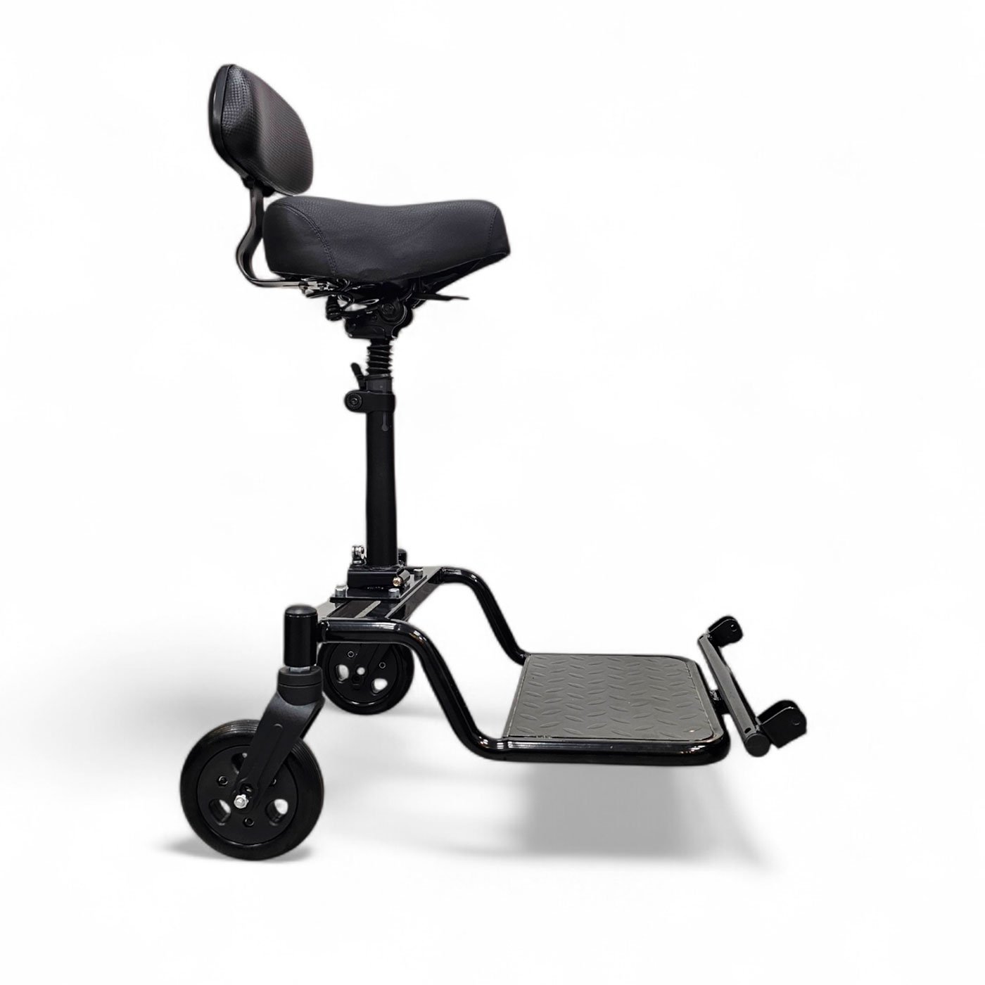 Remolque con asiento para sillas de ruedas eléctricas de acero - Imagen 3